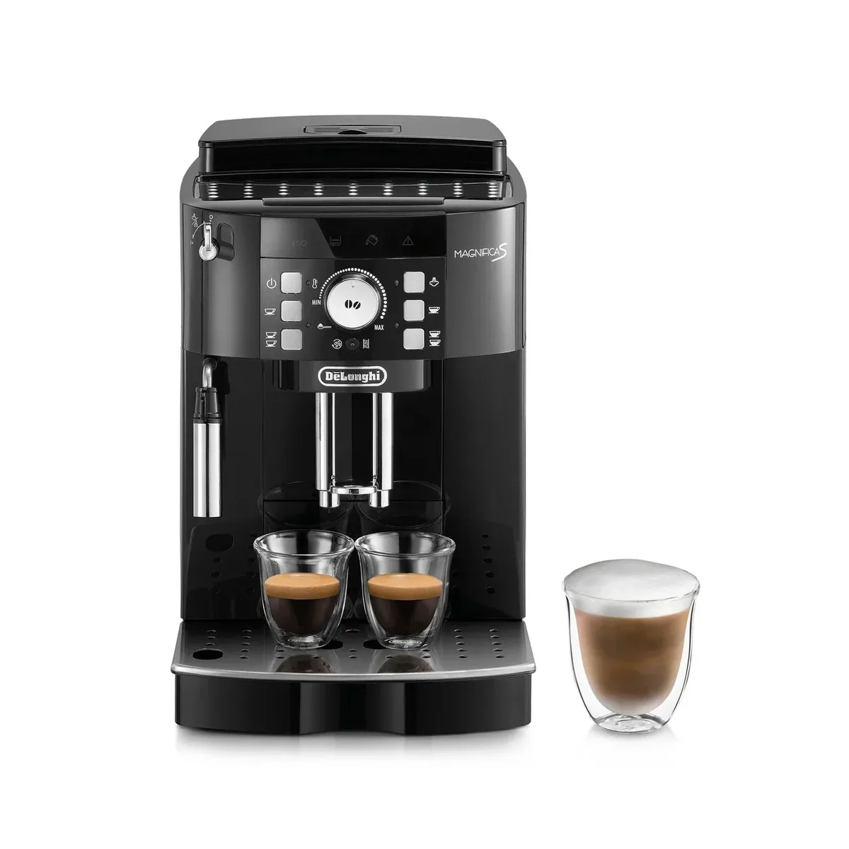 Kaffeevollautomat De'Longhi Magnifica S ECAM21.116.B mit 15 bar Pumpendruck und 1,8 l Wassertank – Bild 1 von 6
