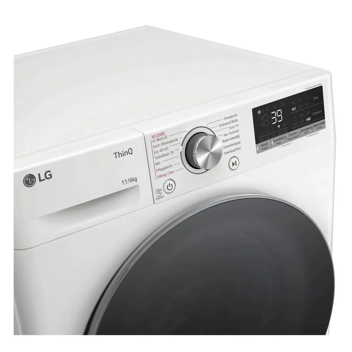 Waschtrockner LG W4WR70E61 mit 11 kg Waschkapazität und 6 kg Trockenkapazität