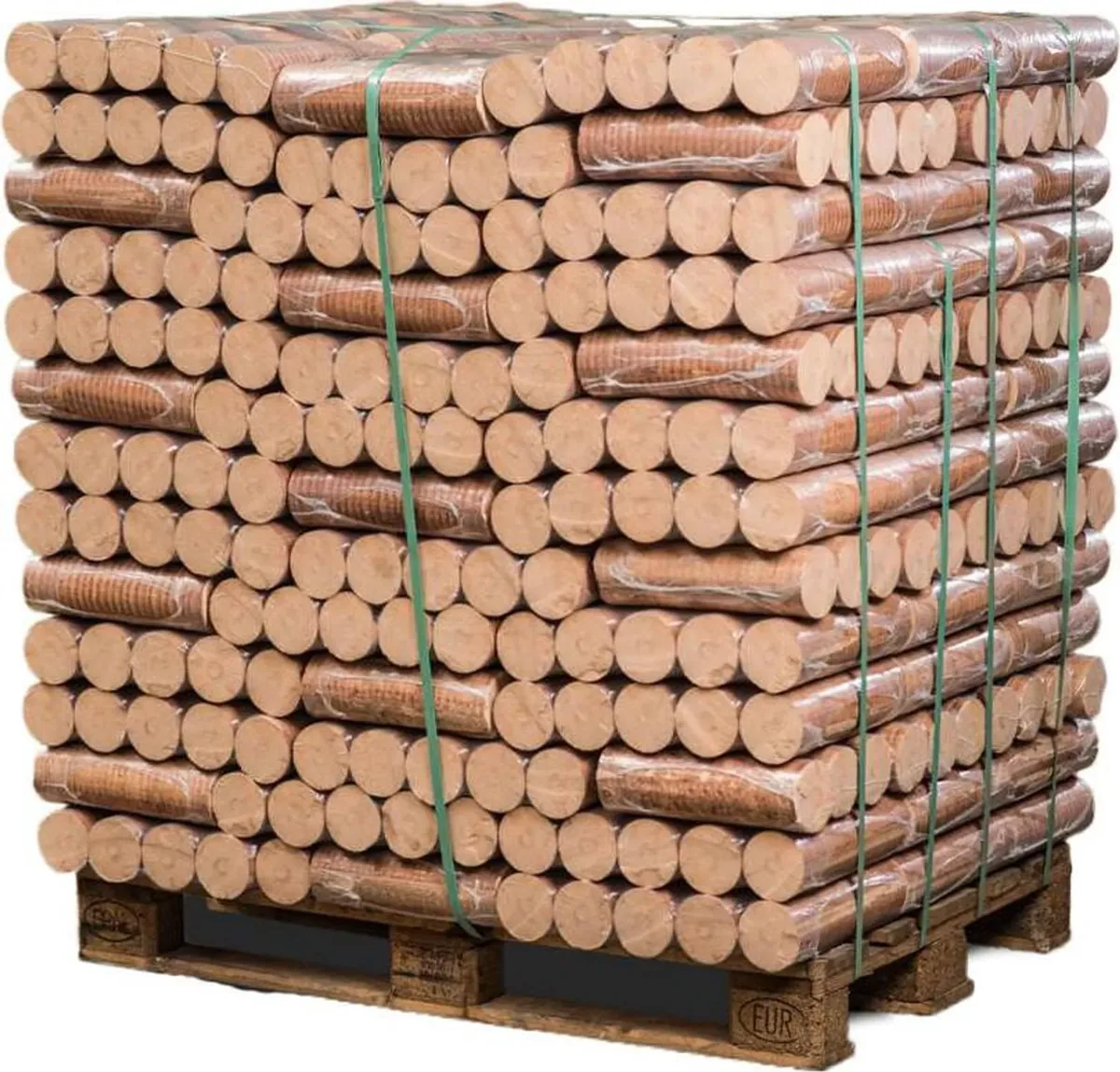 Pollmeier Premium Plus Buchenholzbriketts - 960 kg Palette (96 x 10 kg) – Bild 1 von 5