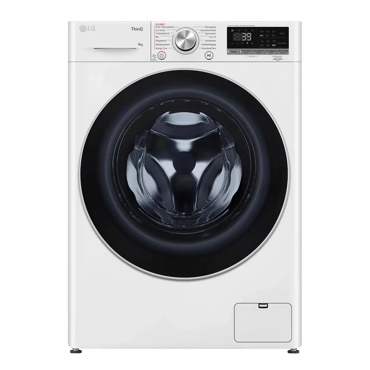 Waschmaschine LG F6WV709P1 mit 9 kg Fassungsvermögen und 1560 U/min – Bild 1 von 10
