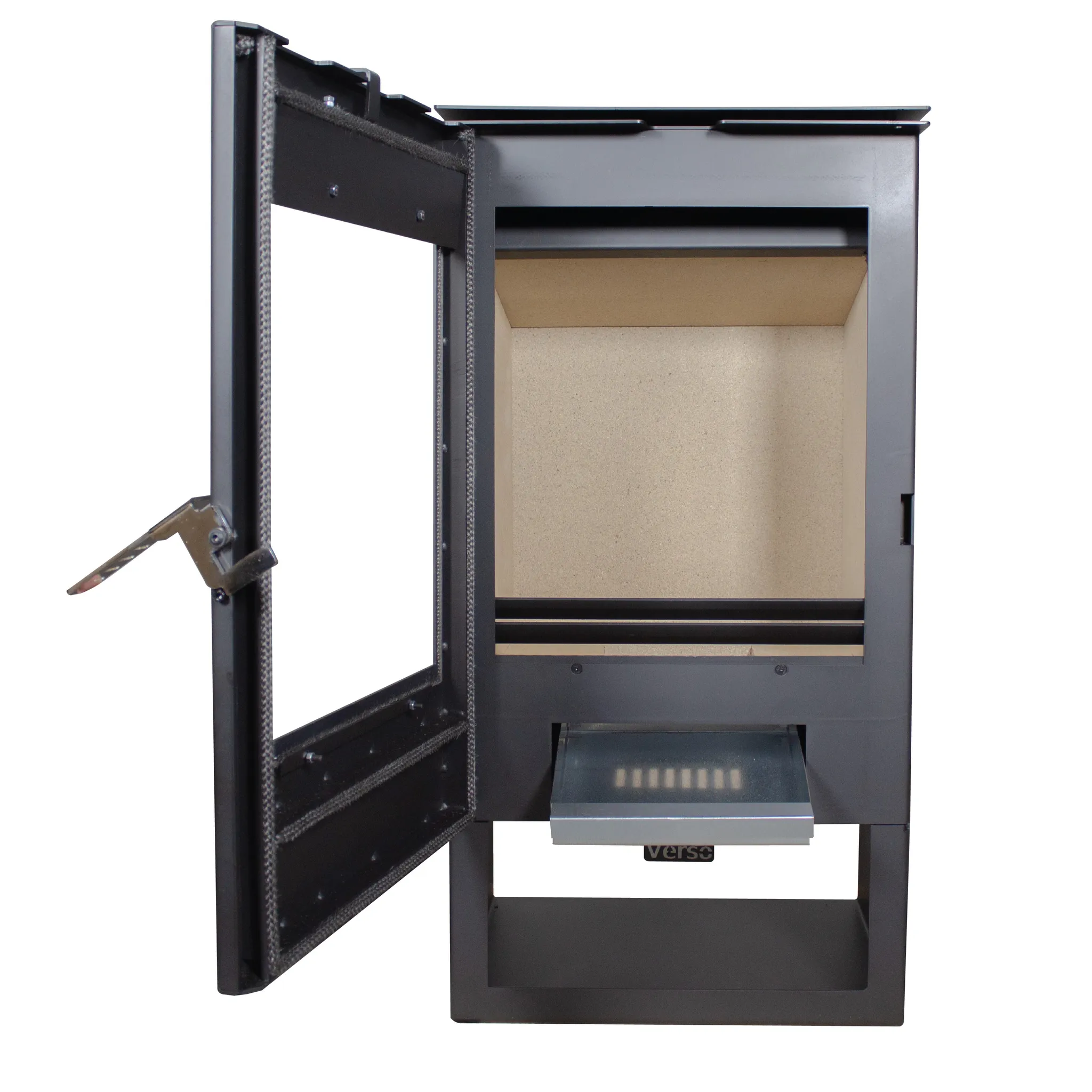 Verso Ina Kaminofen 7,5 kW - Holzofen aus Stahl Ø 150 mm – Bild 2