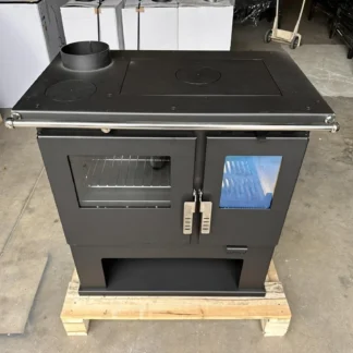 Verso CS Holzherd 7,7 kW - Kaminofen mit Backofen und Kochplatte  150 mm