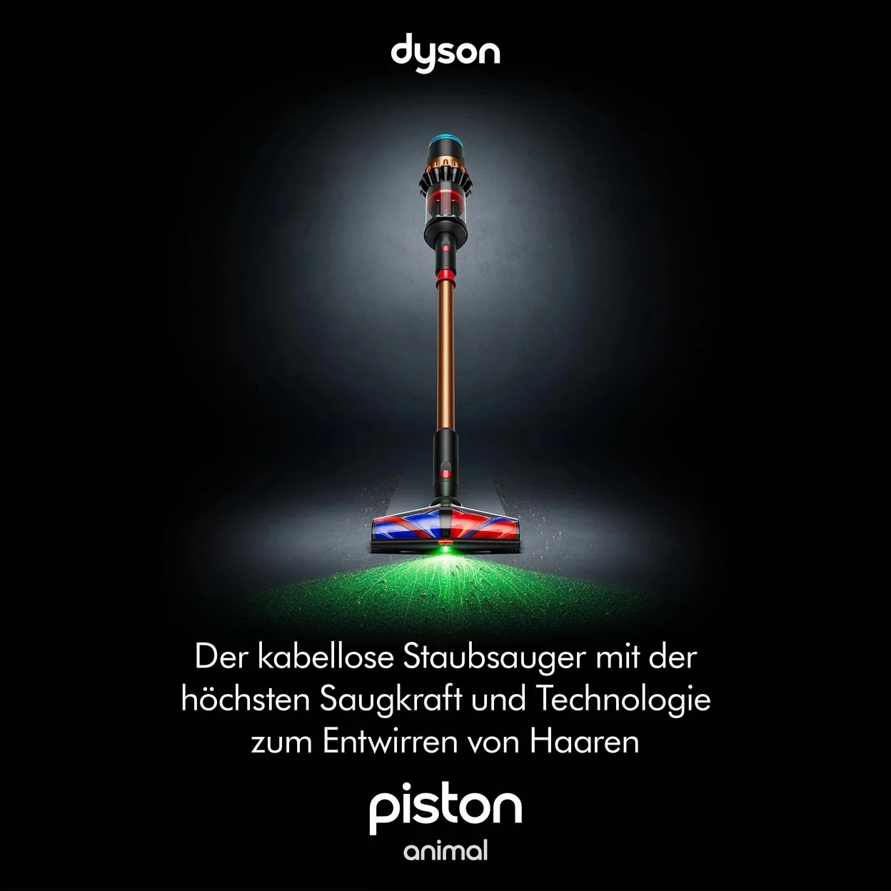Akku-Staubsauger Dyson V16 Piston Animal Submarine mit 315 AW Saugleistung und bis zu 70 Min. Laufze