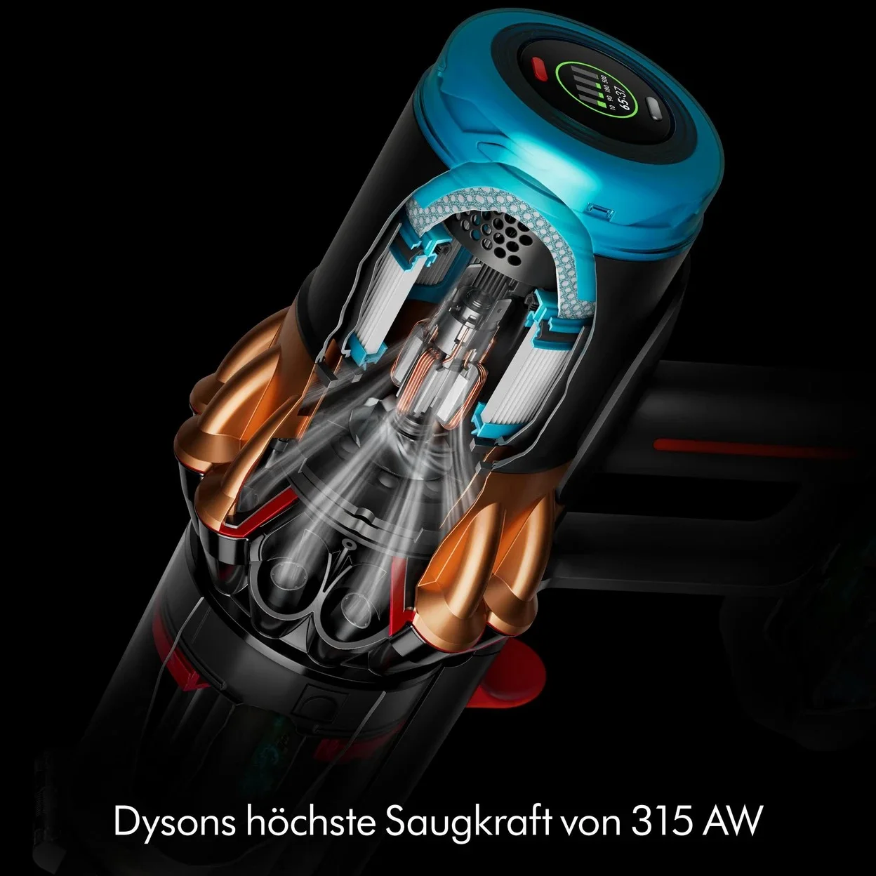 Akku-Staubsauger Dyson V16 Piston Animal Submarine mit 315 AW Saugleistung und bis zu 70 Min. Laufze