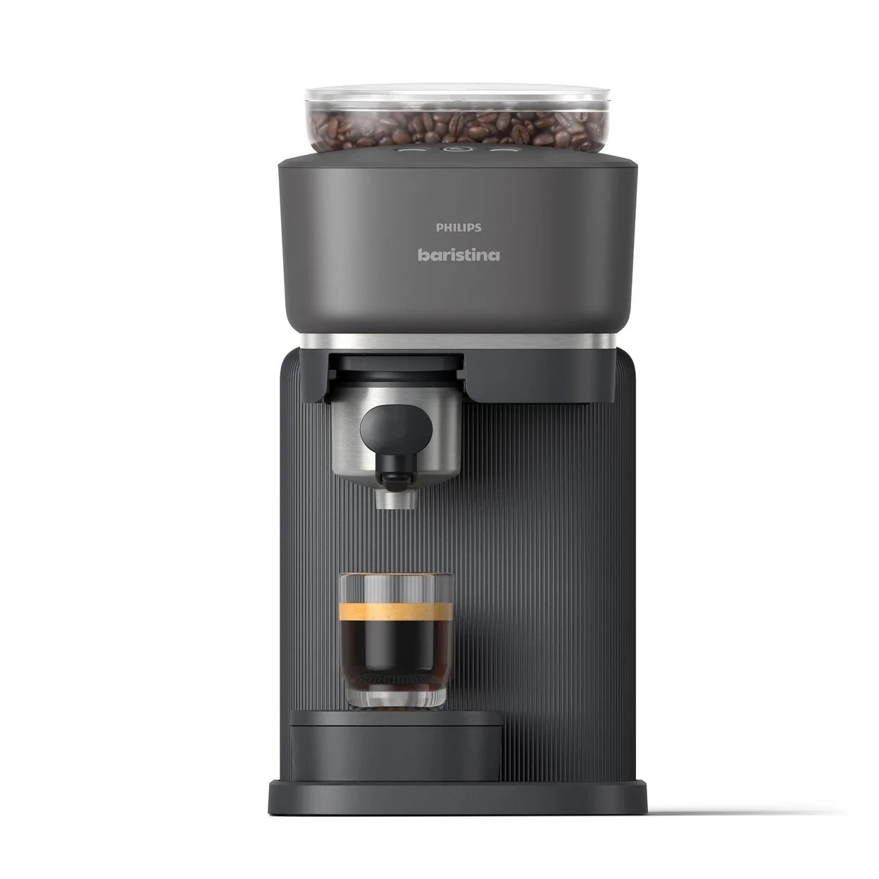 Espressomaschine Philips Baristina BAR300/60 mit Keramikmahlwerk und 16 bar Pumpendruck