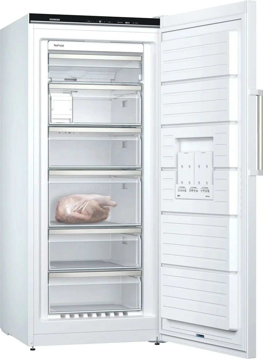 Gefrierschrank Siemens GS51NAWCV iQ500 mit 290 l Rauminhalt und noFrost