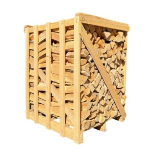 HOLZBRX Brennholz Buche Kammergetrocknet 25 cm Scheite - 1 RM / 1,5 SRM Palette