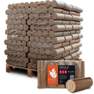 HEIZFUXX Red Nestro XL Hartholzbriketts DIN EN ISO 17225-3 Palette