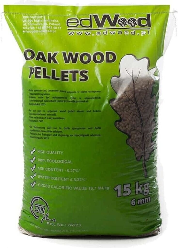 HOLZBRX Eichenholzpellets Hartholz 6 mm - 975 kg Palette (P005) – Bild 3