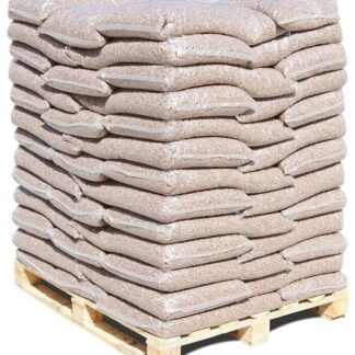 HOLZBRX Eichenholzpellets Hartholz 6 mm - 975 kg Palette (P005)