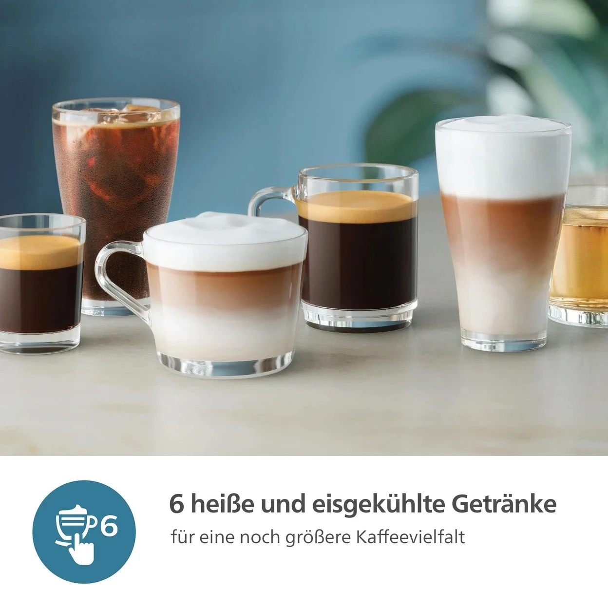 Kaffeevollautomat Philips EP3347/90 mit 0,26 l LatteGo-Milchbehälter und 1,8 l Wassertank