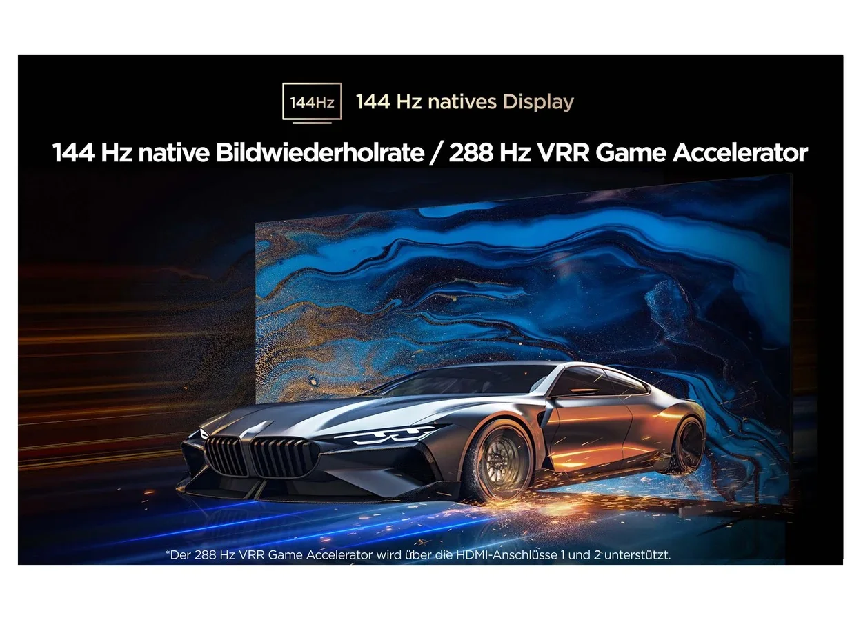 Mini-LED-Fernseher TCL 85P8L mit 85 Zoll (215,9 cm) und Google TV