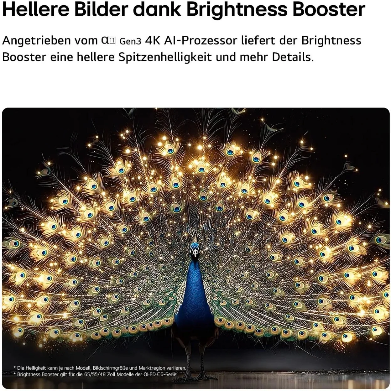 OLED-Fernseher LG OLED55C67LA mit 55 Zoll (139 cm) und Dolby Atmos