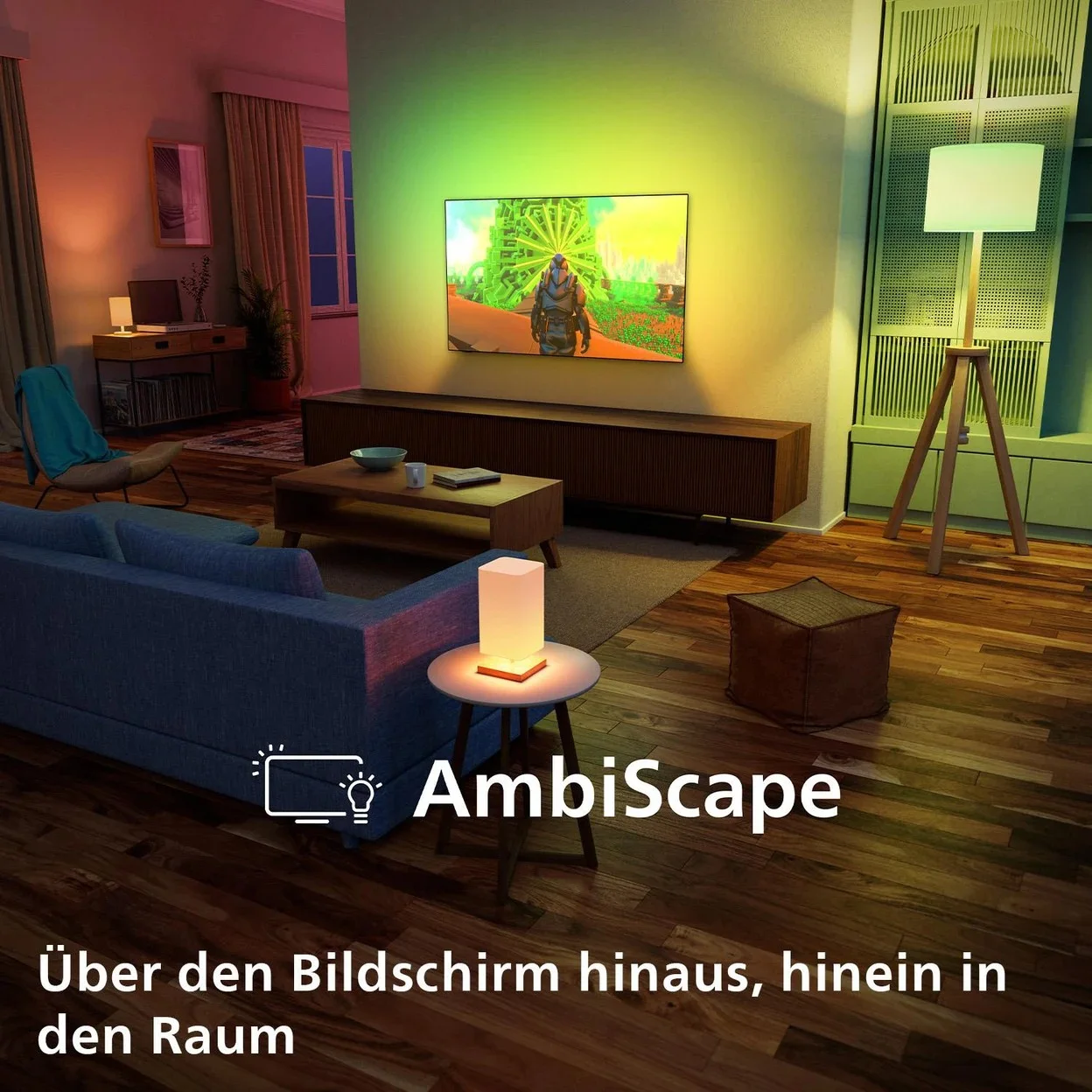OLED-Fernseher Philips 55OLED811/12 mit 55 Zoll (139 cm) und 3-seitigem Ambilight