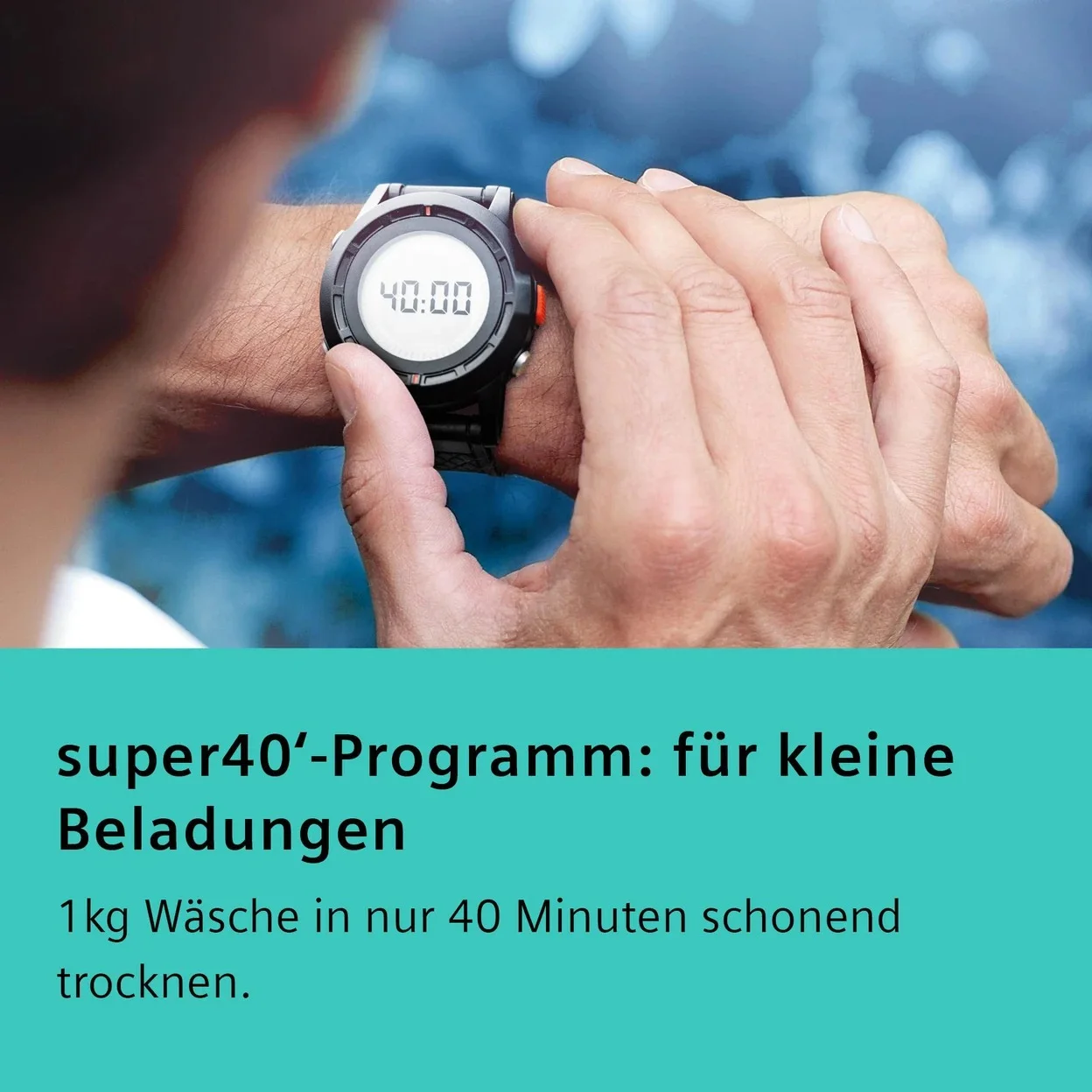 Wärmepumpentrockner Siemens iQ500 WQ43G2D0EM mit 9 kg Füllmenge und 112 l Trommel