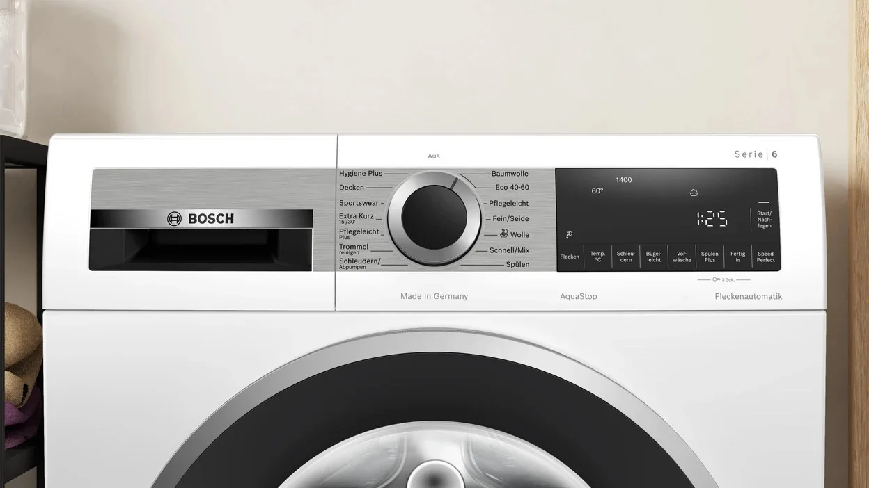Waschmaschine Bosch WGG244140 mit 9 kg Füllmenge und LED-Trommelbeleuchtung