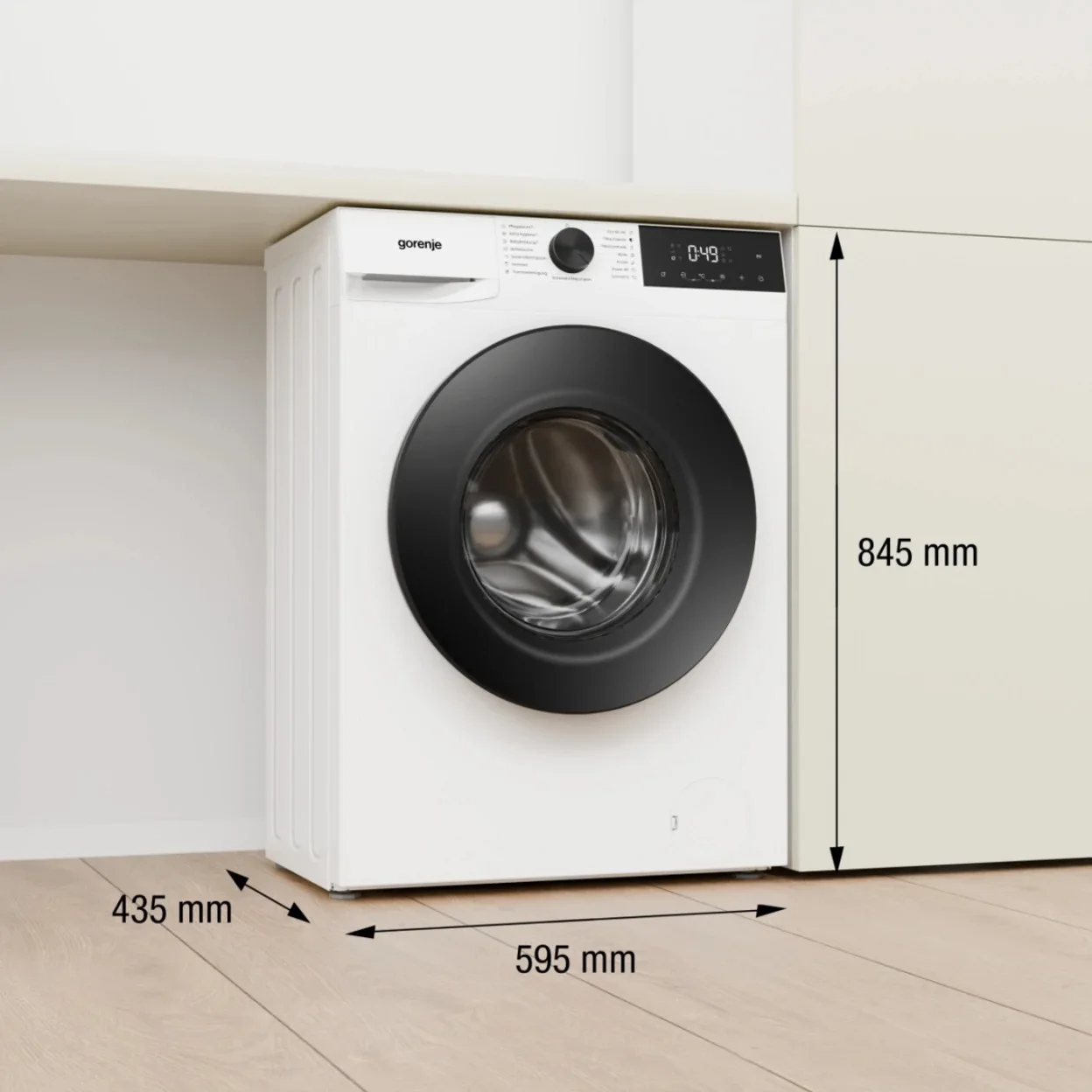 Waschmaschine Gorenje WMSG2PS8 G200 mit 43,5 cm Tiefe und 1400 U/min