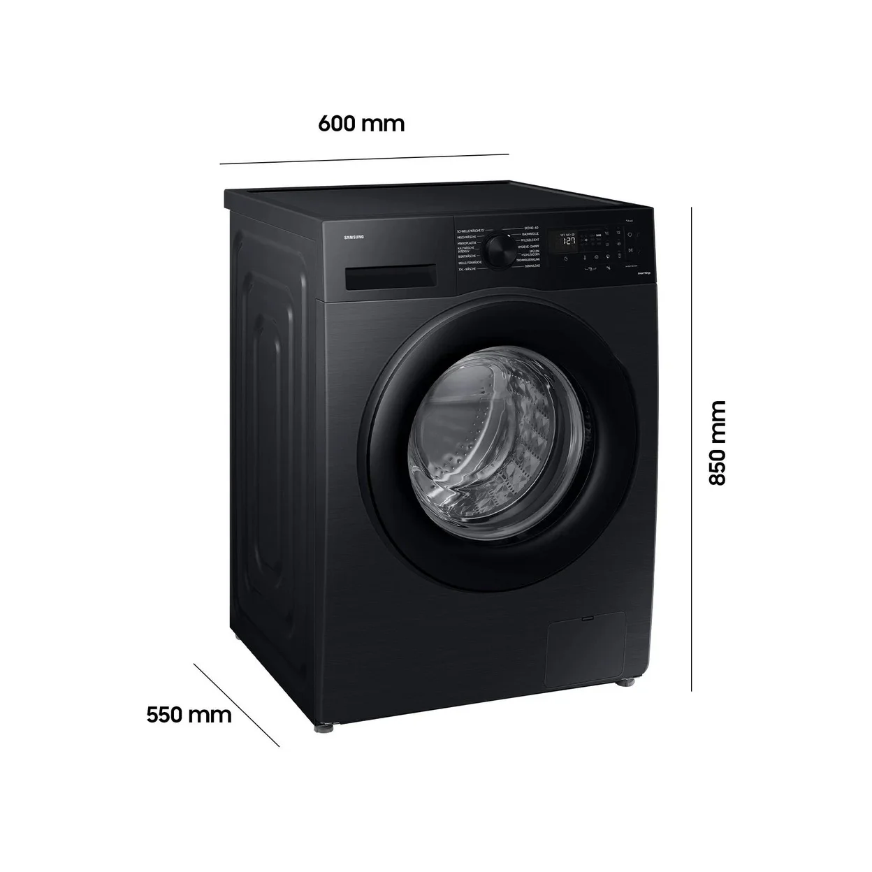Waschmaschine Samsung WW90CGC04AABEG mit 9 kg Füllmenge und Hygiene-Dampfprogramm