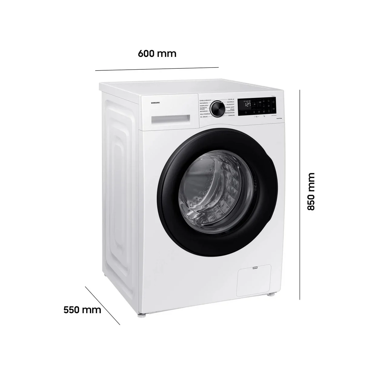 Waschmaschine Samsung WW9BCGC04AAEEG mit 9 kg Füllmenge und 1400 U/min