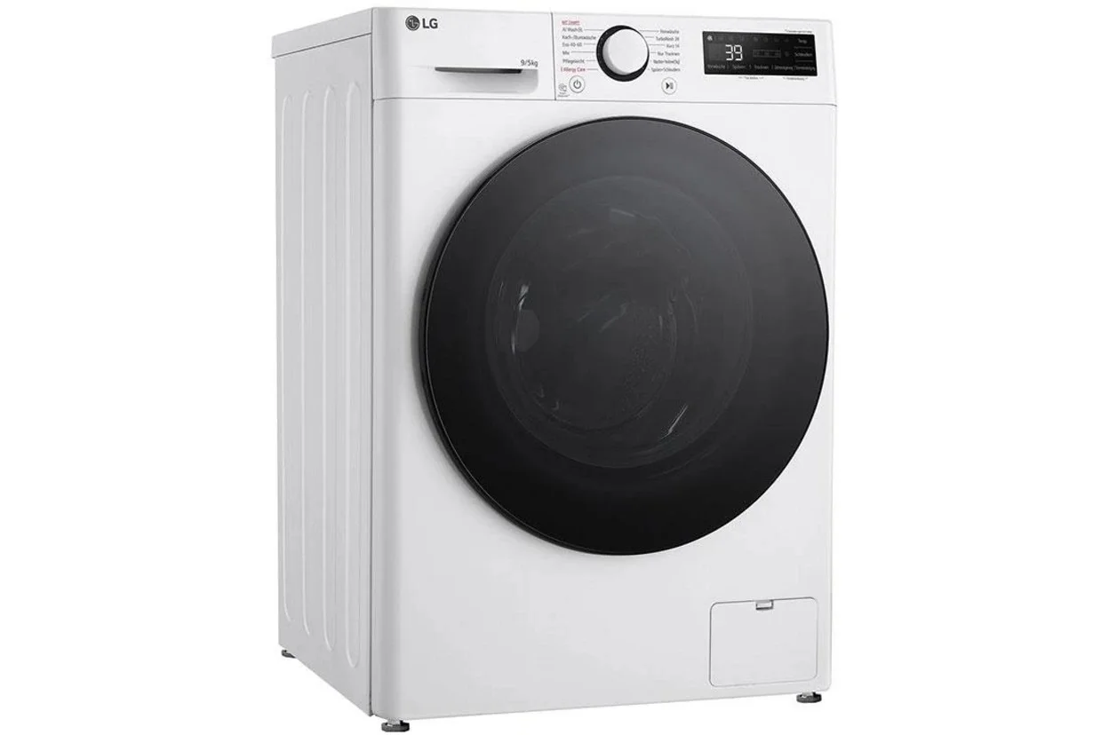 Waschtrockner LG V5WD95SLIM mit 9 kg/5 kg Füllmenge und 53,5 cm Tiefe